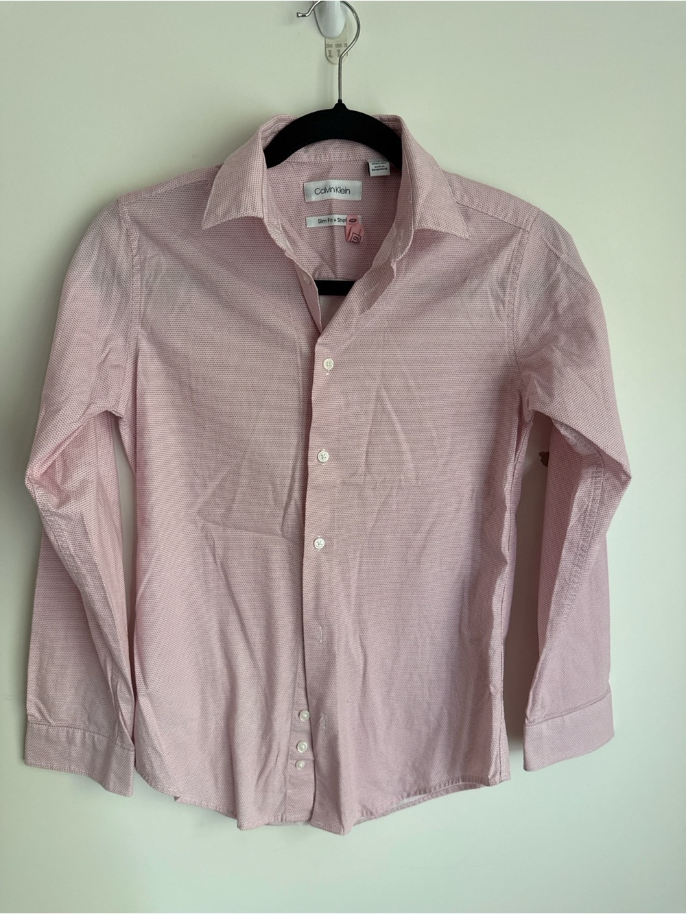 Calvin Klein Light Pink Button-Down Dress Shirt